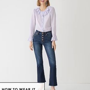 J. Crew Billie Demi boot crop jeans